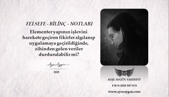 Fikir, Zihin ve Elementer Yapı