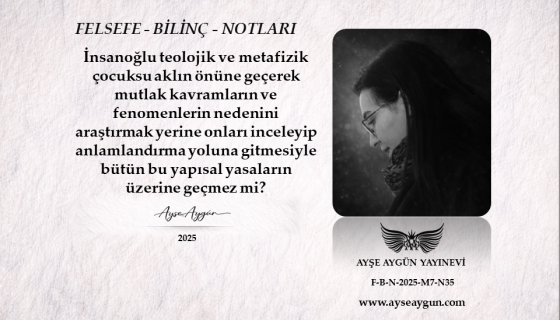 Teolojik Düşünceden Anlamaya Geçiş