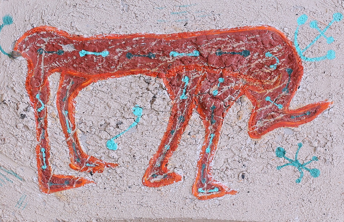 AYŞE AYGÜN Tablo86 Tuval Üzerine Karışık Teknik24x39  2021-2022