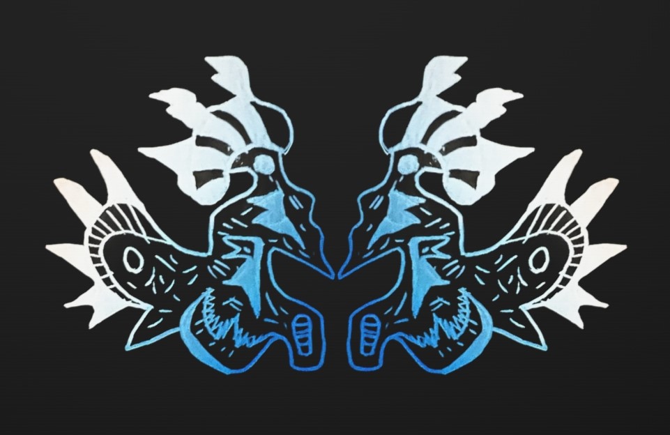 Ayşe Aygün 2023  Çalışma  109 Kağıt Üzeri Kazıma Tekniği 20x30