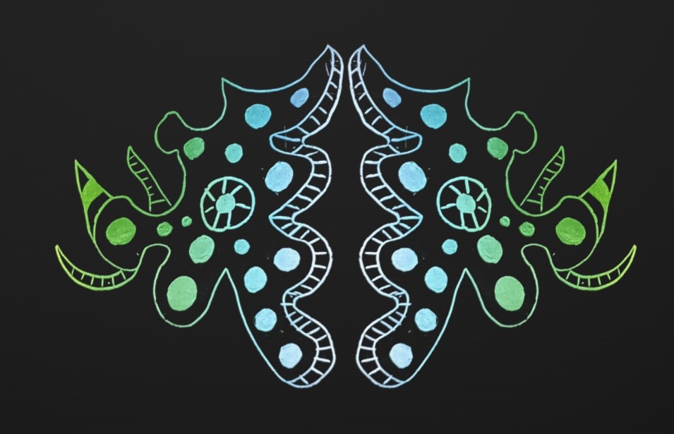 Ayşe Aygün 2023 Çalışma 18 Kağıt Üzeri Kazıma Tekniği 20x30 