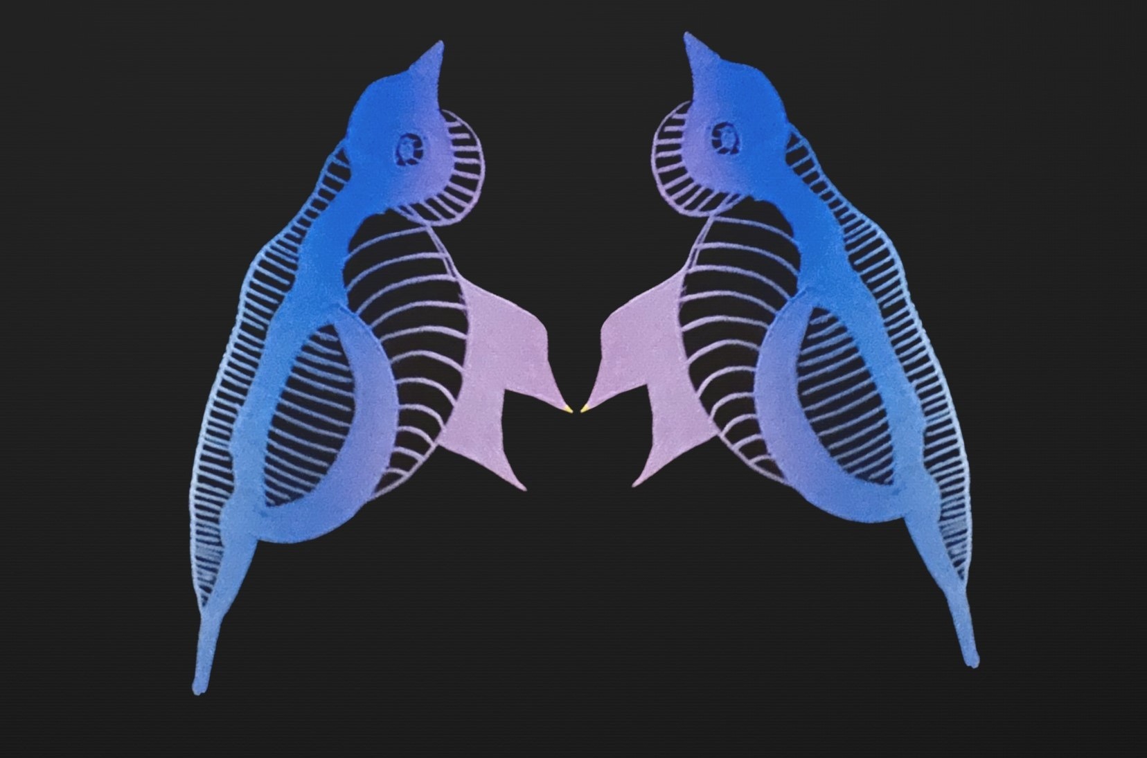 Ayşe Aygün 2023  Çalışma 3 Kağıt Üzeri Kazıma Tekniği 20x30  