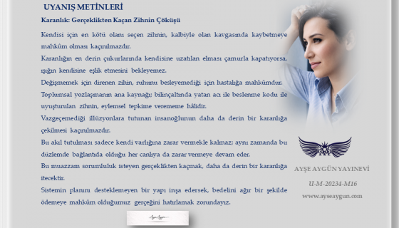 Karanlık: Gerçeklikten Kaçan Zihnin Çöküşü