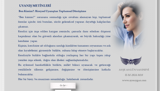 Ben Kimim?: Bireysel Uyanıştan Toplumsal Dönüşüme