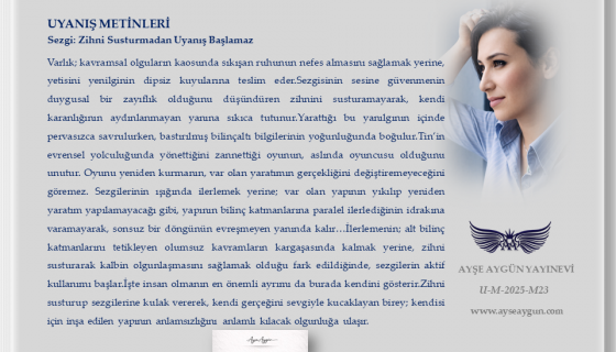 Sezgi: Zihni Susturmadan Uyanış Başlamaz